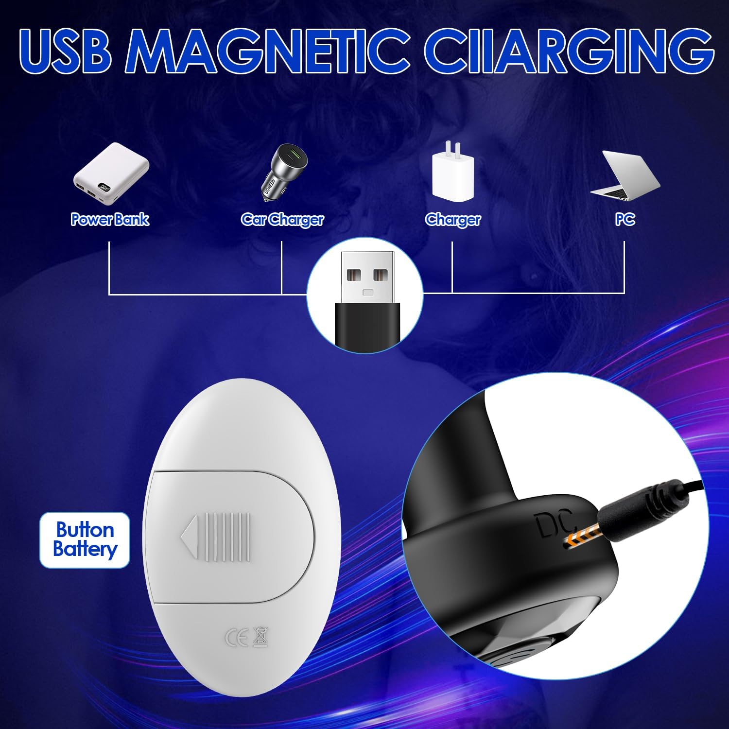oreyurt Anal Plug Sex Toys Vibrator – Silicone Butt Plugs Training Kit with Remote Control, 10 Vibration Modes, Prostate Massager for Adults – Black - Image 3
