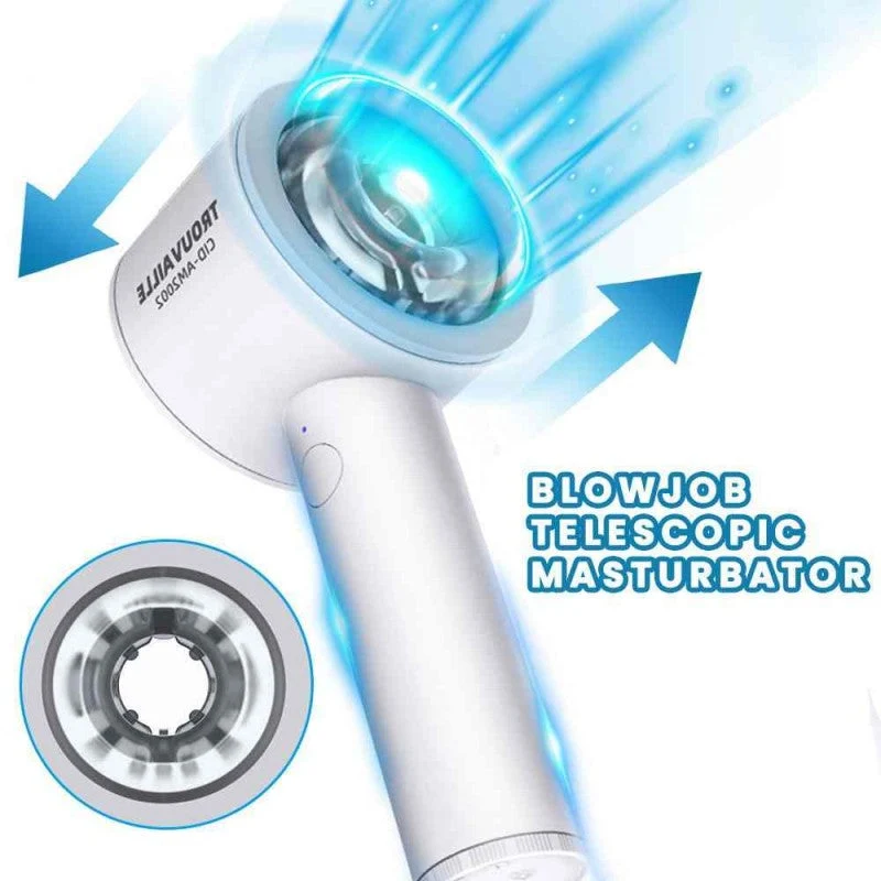 Blow-dryer style suction masturbator (with stand) - Image 4