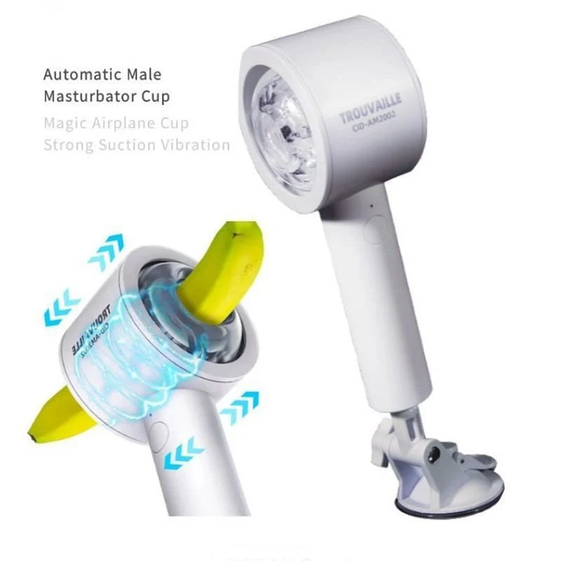 Blow-dryer style suction masturbator (with stand) - Image 6