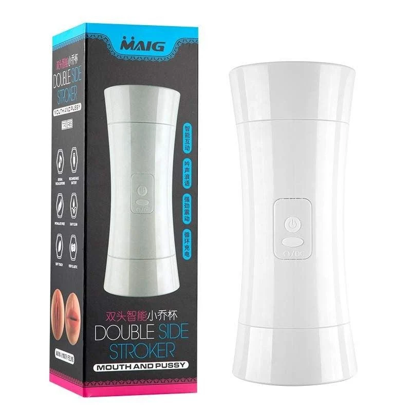 (Black Shell) Dual-Ended Electric Masturbator - Image 2